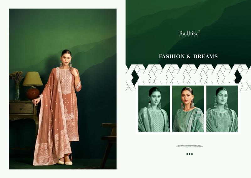 Azara banarashi adah-11 wholesale dress materials in surat with price  - wholesale export